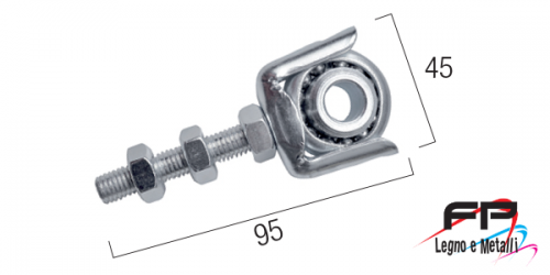 Supporto registrabile con cuscinetto